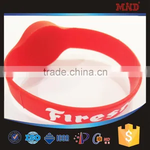 MDW302 Cheap Factory Custom Printed Silicone RFID Wristband / RFID Silicone Wristband thumbnail-3