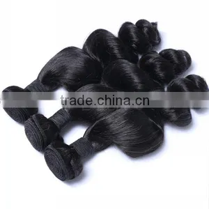 Cheap Bundles of Wet and Wavy Different Types of Wavy Weave Loose Curl Human Indian Remy Hair Weaving thumbnail-4