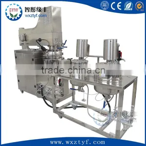 Hydraulic Lifting Cream Lotion Food Jam Mayonnaise Sesame Paste Emulsifying Mixer Can be Heated and Cooling thumbnail-5