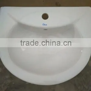 Modern Wall Mounted Ceramic Wash Basin Vanity Cabinet With Ceramic Basin for Bathroom Furniture thumbnail-3