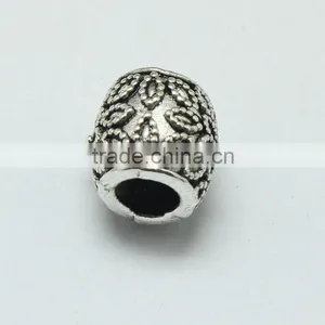 Pdora Jewelry Accessories Cylinder Carving Slider DIY Zinc Alloy Beads for Bracelets thumbnail-2