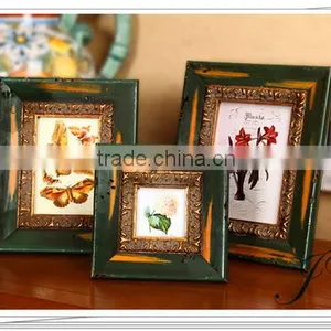 2015 Best Sale Carve Patterns or Designs on Woodwork Wood Photo Frame thumbnail-1