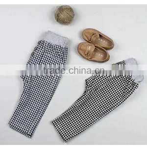 2015 Korean Version of the New Spring and Summer Boy Pants Kids Plaid Long Pants thumbnail-4