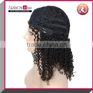 Cheap U Part Wig Indian Virgin Remy Hair Wholesale Wigs thumbnail-4