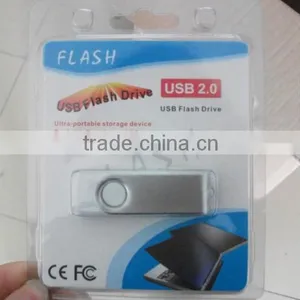 2016 Wholesale Package Blister USB Flash Drive Swivel Quality Choice thumbnail-1