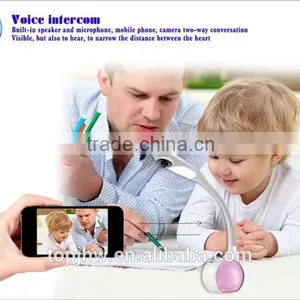 2016 Newest Color Changeable Night Children Pet Care Smart Desk Lamp With Camera thumbnail-4