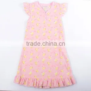 Girls Garment Stock Lot Cut and Beautiful Night Sleep Dress thumbnail-3