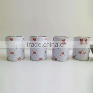 Silvery Scented Tin Candle/Metal Tin Candle/scented Candle in Tin Box thumbnail-4