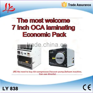 LY 838 OCA Vacuum Laminator With LY 965 3 in 1 Defoam Machine,the Most Welcome 7 Inch OCA Laminating Economic Pack thumbnail-1