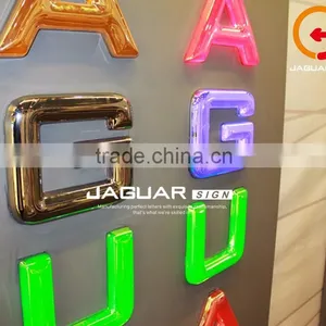 Blue Led Lightign 3d Plastic Acrylic Blister Letter Sign Supplier's Choice thumbnail-3