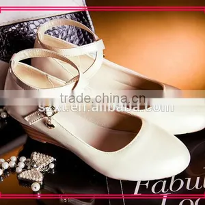 Summer Closed Toe Women Soft Sole Elegant Wedge Heel Shoes thumbnail-1