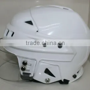 2016 Clear Visor Sport Ice Hockey Player Helmets for Sale With Ear Muff thumbnail-1
