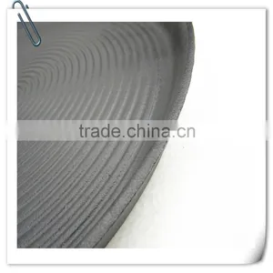 35cm Cast Iron Pizza Pan With Round Thread thumbnail-3