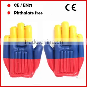 Advertising PVC Inflatable Cheering Hand ,inflatable Finger Hand With Custom Logo Belgium Inflatable Hand for Promotion thumbnail-4