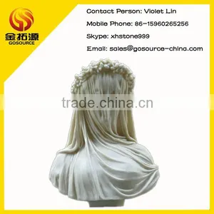White Marble Bust thumbnail-1