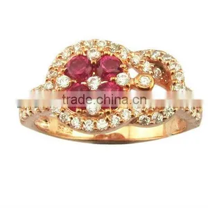 Fashion Rose Gold Plated Charm Guitar Silver Jewelry Set thumbnail-2