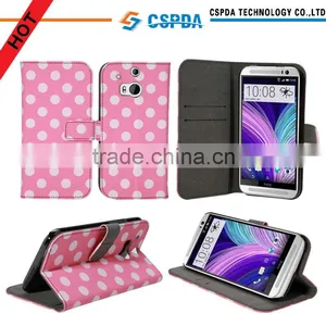 Fashion Design Wallet Leather Case for 2014 Htc One m8 Mobile Phone thumbnail-1