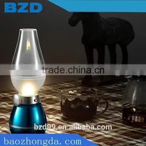 Traditional Blow Control USB Rechargeable Antique Glass Kerosene Oil Lamps / Best Promotional Gift and Traditional Meeting thumbnail-1