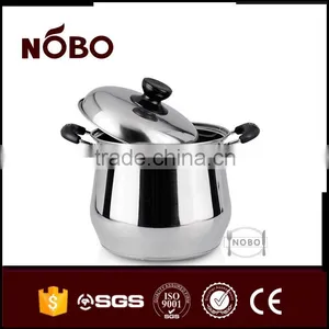 Popular Style Drum Shape Stainless Steel Pot,deep Cooking Pot thumbnail-1