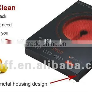 Freestanding Metal Housing Infrared Heater 2000W Electric Hot Pot Cooker Industrial Stove thumbnail-6