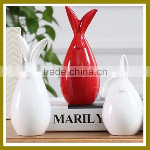 Jingdezhen BHM-123 Ceramic Easter Rabbit Figurines Collectables Decoration Wholesales thumbnail-1