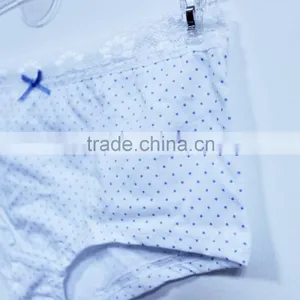 China Children's Underwear Factory Cute Cotton Girls Panties With Lace thumbnail-3