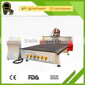 QL-1325 Pneumatic Double Heads Simple Designs Modern Wood Door 3 Axis Atc Wood Router Machine for Sale thumbnail-3