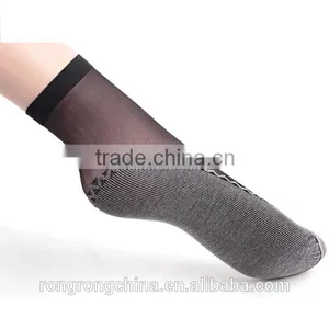 Snagging Resistance Non Slip Bright Colored Thin Cotton Socks Men 0565 thumbnail-1