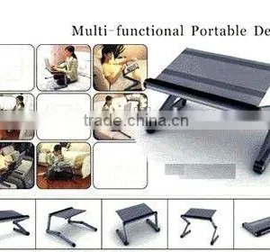 2015 Foldable Height Adjustable Desk Furniture Laptop Lazy Holder thumbnail-1
