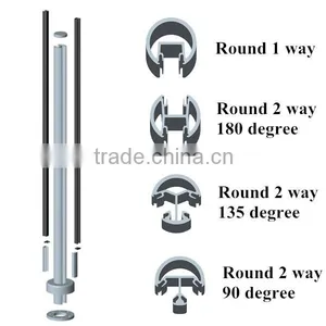 Powder Coating Aluminum Post Aluminum Fence Panels Deck Railing thumbnail-4