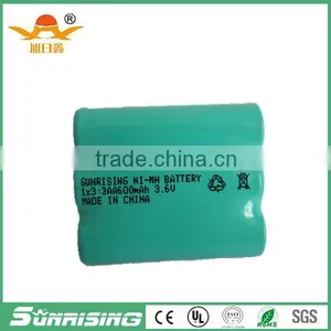 China Brand AA600mAh 3.6v Ni-mh Rechargeable Battery Pack thumbnail-1