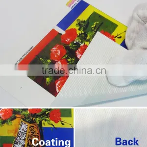 Bright Matte Water Resistant 100% Polyester Fabric Roll for Inkjet Pigment Ink thumbnail-4