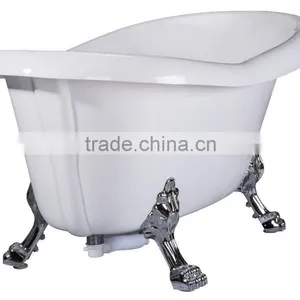 CUPC Certified Antique Clawfoot Bathtub, Antique Tin Bathtub Tub, Plastic Bathtub Adults thumbnail-1