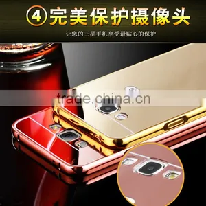 Mobile Phone Aluminum Bumper Mirror Back Cover Case For Samsung Galaxy A3 thumbnail-3