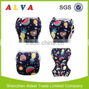 Alva 2016 New Fruits Pattern Reusable Baby Swimming Wear Swimming Diaper thumbnail-5