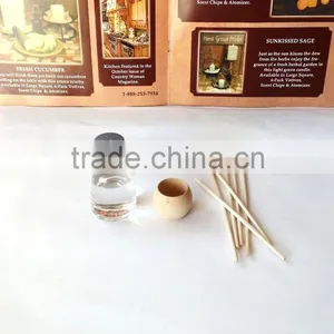25 ML Glass Bottle Perfume Reed Diffuser With Delicate Rattan Sticks thumbnail-2