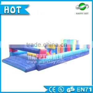 Best Selling Inflatable Joust! 0.55mm PVC 12*4m Cheap Inflatable Obstacle Course, Adult Inflatbale Obstacle for Sale thumbnail-2