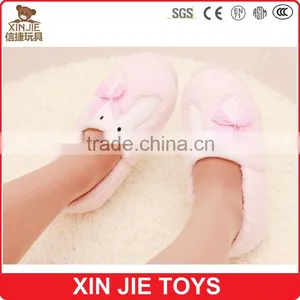 Supply Ladies Indoor Plush Slippers 2015 New Design Plush Kids Slippers Cheap Indoor Plush Slippers thumbnail-4