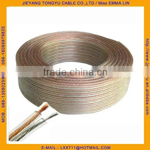 HIFI Transparent Speaker Cable 2x2.0mm Speaker Wire thumbnail-1