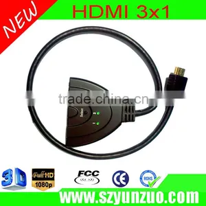 Wholesale HDMI Switch 3x1 3D 1080p thumbnail-1