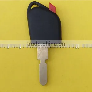 Transponder Chip Key Casing Shell Cover With Red Plug 406 Blade for Peugeot thumbnail-3