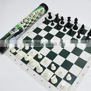 Giant Plastic Chess Set Garden Game Large Indoor Outdoor Board Game Mat thumbnail-1