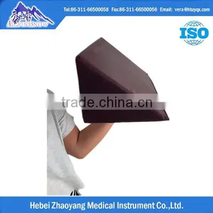 Leather Cover Foam Bed Triangle Leg Rest Back Support Pillow thumbnail-4