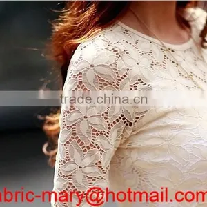 Fashionable Lace Fabric With Polyester Spandex for Home Decoration TH-2040 thumbnail-6