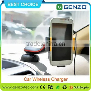 360 Degree Rotation Wireless Car Charger for Samsung/iphone Designed in 2015 thumbnail-3