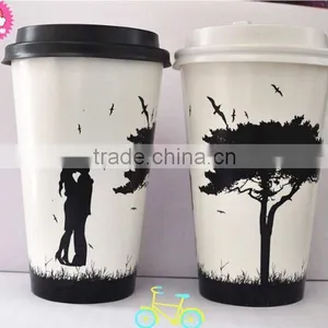 Disposable Paper Cup Coffee Cup Ripple Cup Cold Cup thumbnail-1