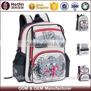 Football Ultralight Backpack Sublimation White School Boy Bag thumbnail-1