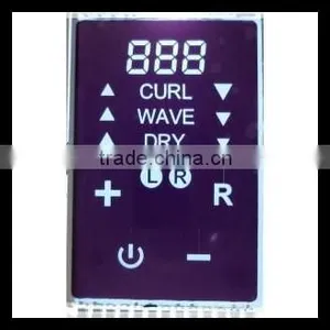 Negative 7 Segment Flexible Lcd Display Hair Straightener thumbnail-1