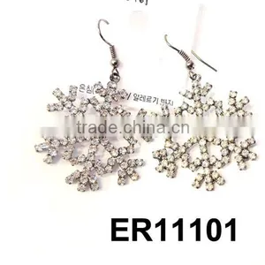 Wholesale Cute Glitter Crystal Airplane Stud Earrings Girls Ladies Woman thumbnail-3