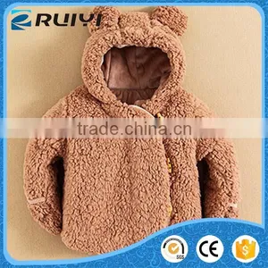 International Kids Wear Man Made Fur Coat thumbnail-5
